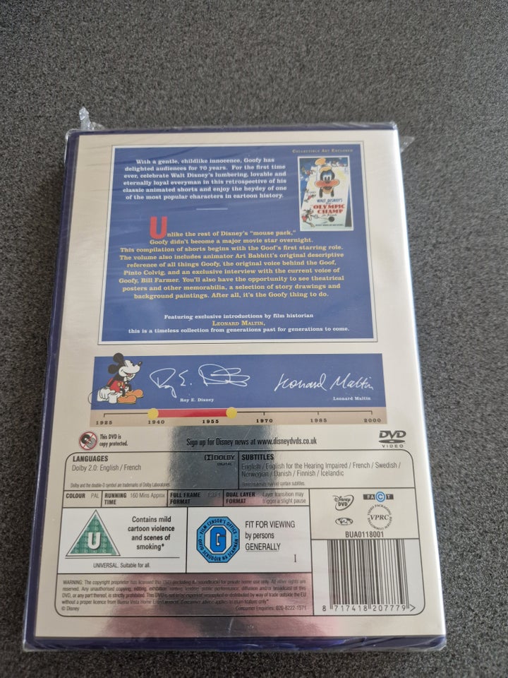 The Complete Goofy, DVD, tegnefilm