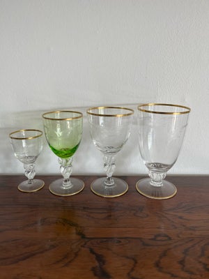 Glas, Mågestel vinglas, Holmegaard Kastrup, Flotte glas i pæn stand. Ikke brugt ret meget, og flere 