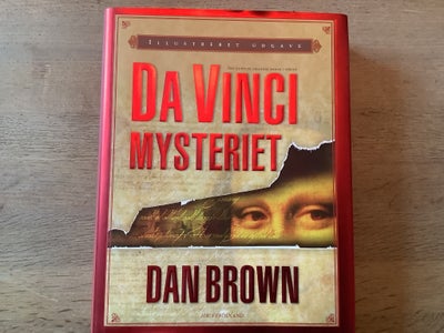 Da Vinci Mysteriet, Dan Brown, genre: drama, Illustreret og virkelig flot udgave i stort format af d
