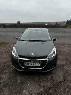 Peugeot 208, 1,6 BlueHDi 100 Active, Diesel, 2017, km 192000, grå, træk, klimaanlæg, aircondition, a