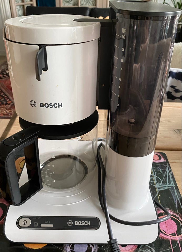 kaffemaskine hvid, bosch 8011