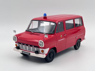 Modelbil, 1965 Ford Transit Mk1, skala 1:18, 1965 Ford Transit Mk1 1:18

"Feurewehr" Brandbil

Super