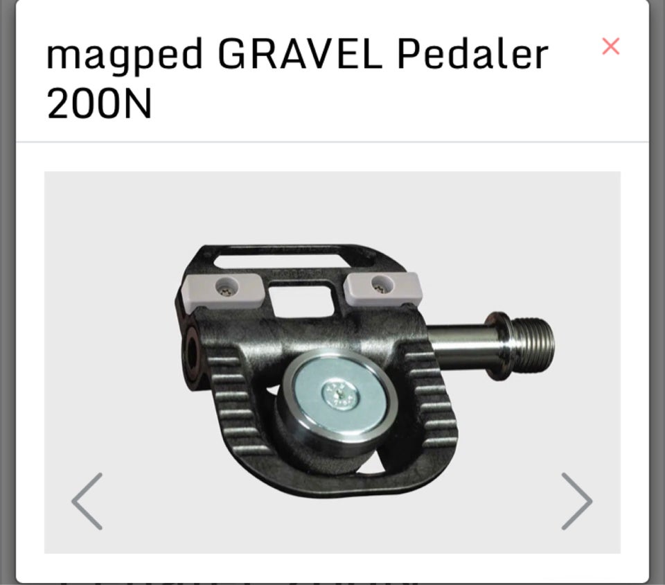 Pedaler, magped GRAVEL Pedaler 200N