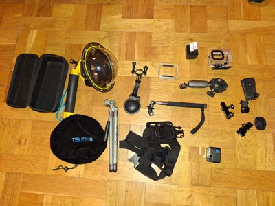 Action kamera, Gopro, 11, Perfekt, 
2400 - Gopro 11
500 - 2 extra batterier (3 ialt) + dobbelt lader