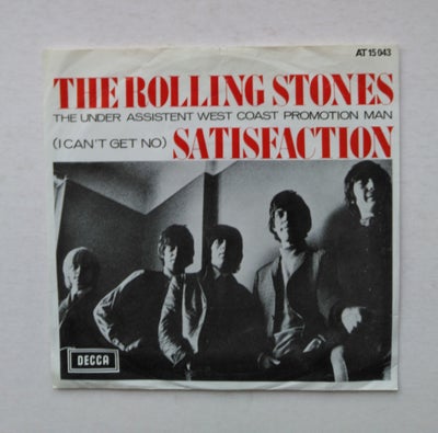 Single, Rolling Stones, The under assistent west coast promotion man / Sat, 
Single udgivet i Danmar