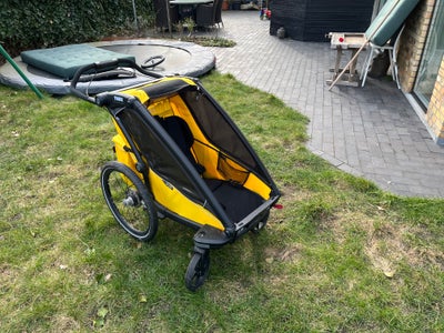 Barnevogn, andet mærke Thule Chariot Sport, Kvittering, jogging kit (fast forhjul) og stang til at f