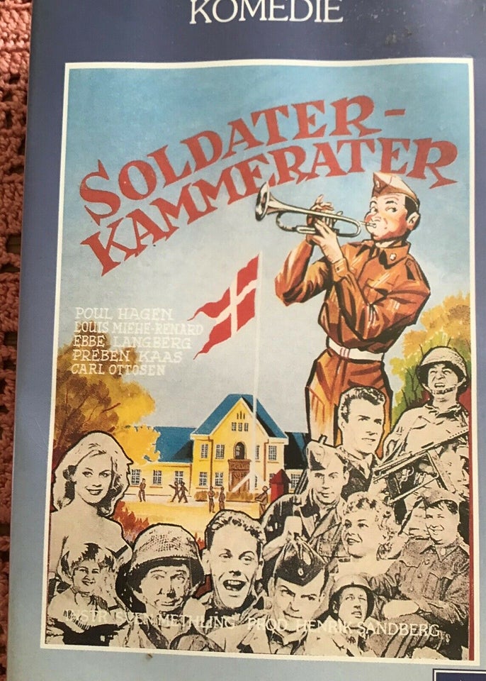 Komedie, VHS: Soldaterkammerater, instruktør Sven