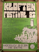 Plakat, motiv: Kløften Festival