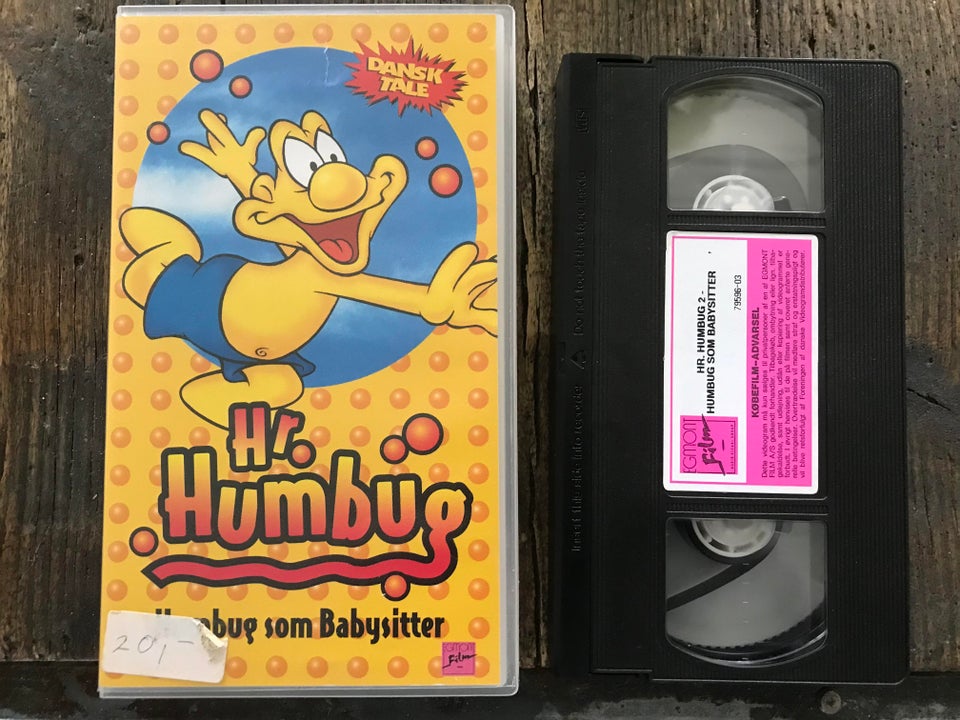 Børnefilm, Hr. humbug, instruktør vhs