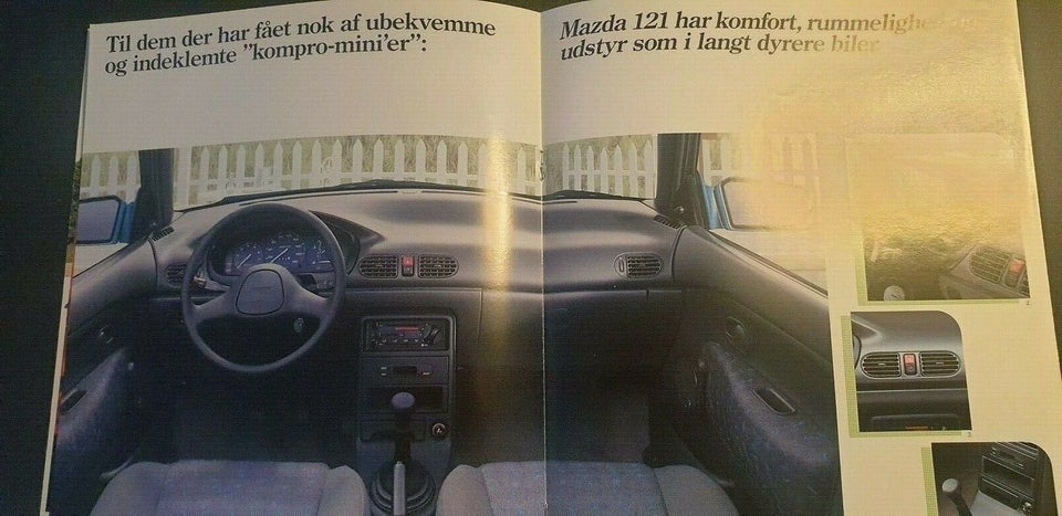 Brochure, Mazda 121