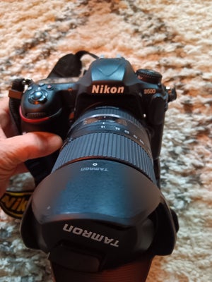 Nikon D500, spejlrefleks, Perfekt, Nikolaj D500 med tilbehør sælges pris 7000kr eller giv mig et bud