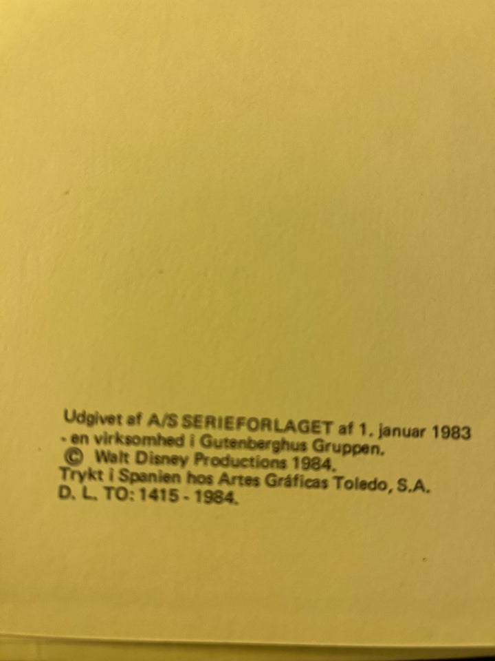 Bøger og blade, Walt Disney