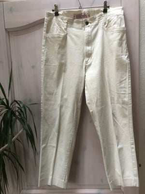 Jeans, Authentic legends, str. 42,  Lys beige,  God men brugt, Vintage højtaljede bukser 
Størrelsen