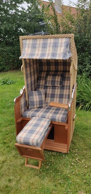 Drømmeseng, Sunny Smart , Flet og træ, enkelt person strandstol 
helt ny, udstilling model 