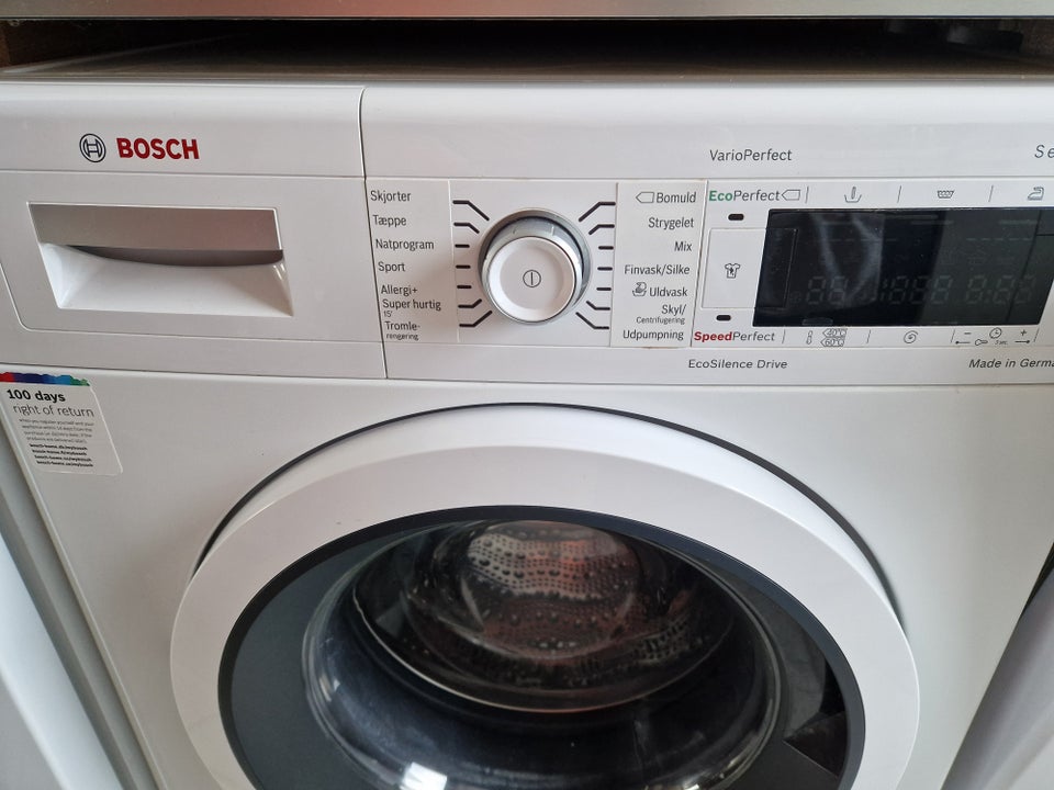 Bosch vaskemaskine, WAW32569SN, frontbetjent