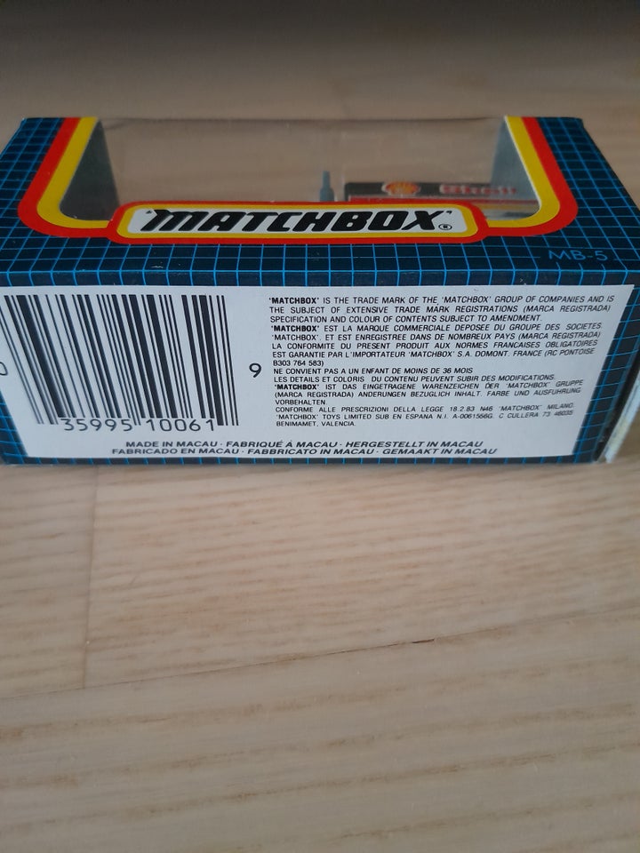 Biler, Matchbox Shell lastbil.