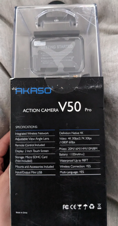Action Camera, digitalt, AKASO