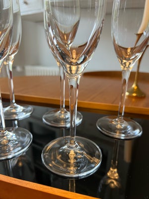 Glas, Champagneglas, Spiegelau, Champagnen står knivskarpt i disse smukke og næsten ubrugte Spiegela