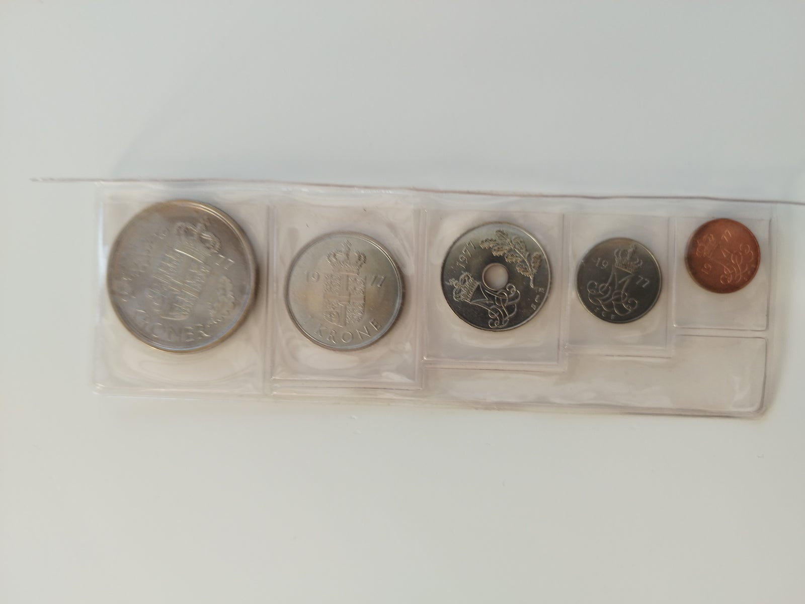 Danmark, mønter, 1977