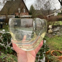 Skål. Kunstglas, Per Lütken for Holmegaard