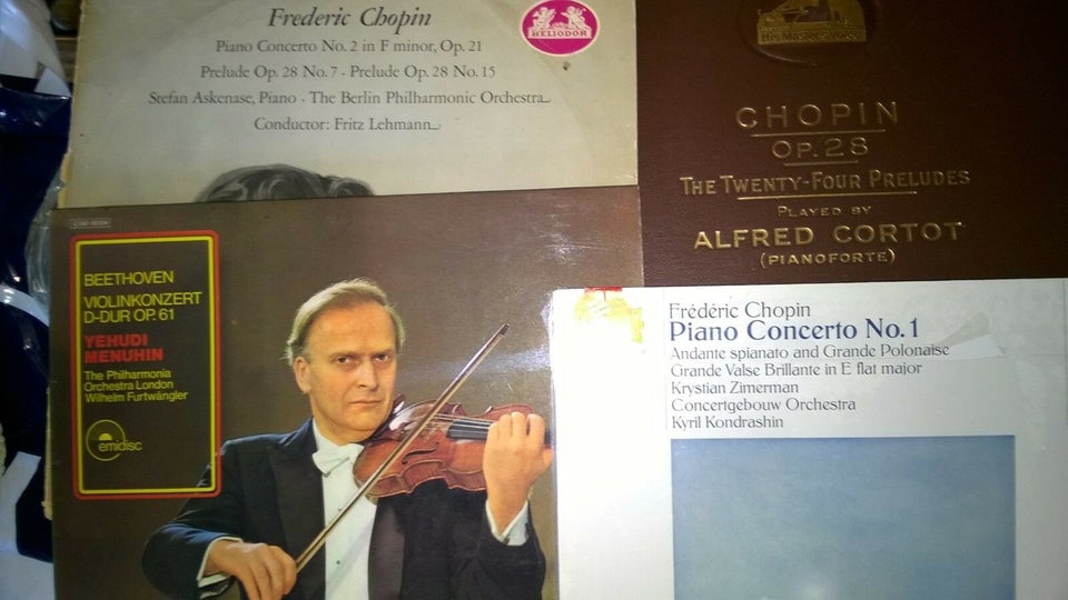 LP, Bach, Beethoven og Chopin