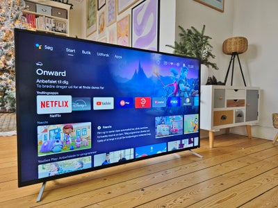 Sharp, 4K Smart TV 2023, 55", Topmodel med Android / Google Play som giver adgang til over 6000 apps