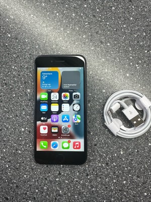 iPhone 8, 256 GB, sort, God, Virker fint pæn i stand batteri 100% med lader