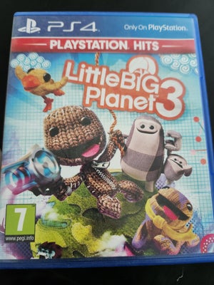 Little big planet 3, PS4, adventure, Et playstation 4 spil som virker til PS4 og PS5. 
Børnevenligt 