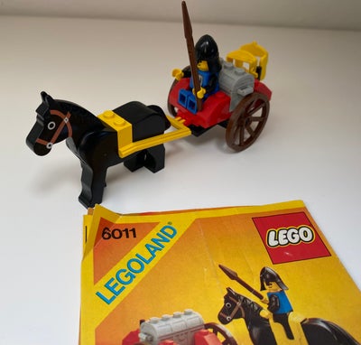 Lego Castle, Black Knight's Treasure, Lego 6011, Castle, Black Knight’s Treasure, inkl. Samlevejledn