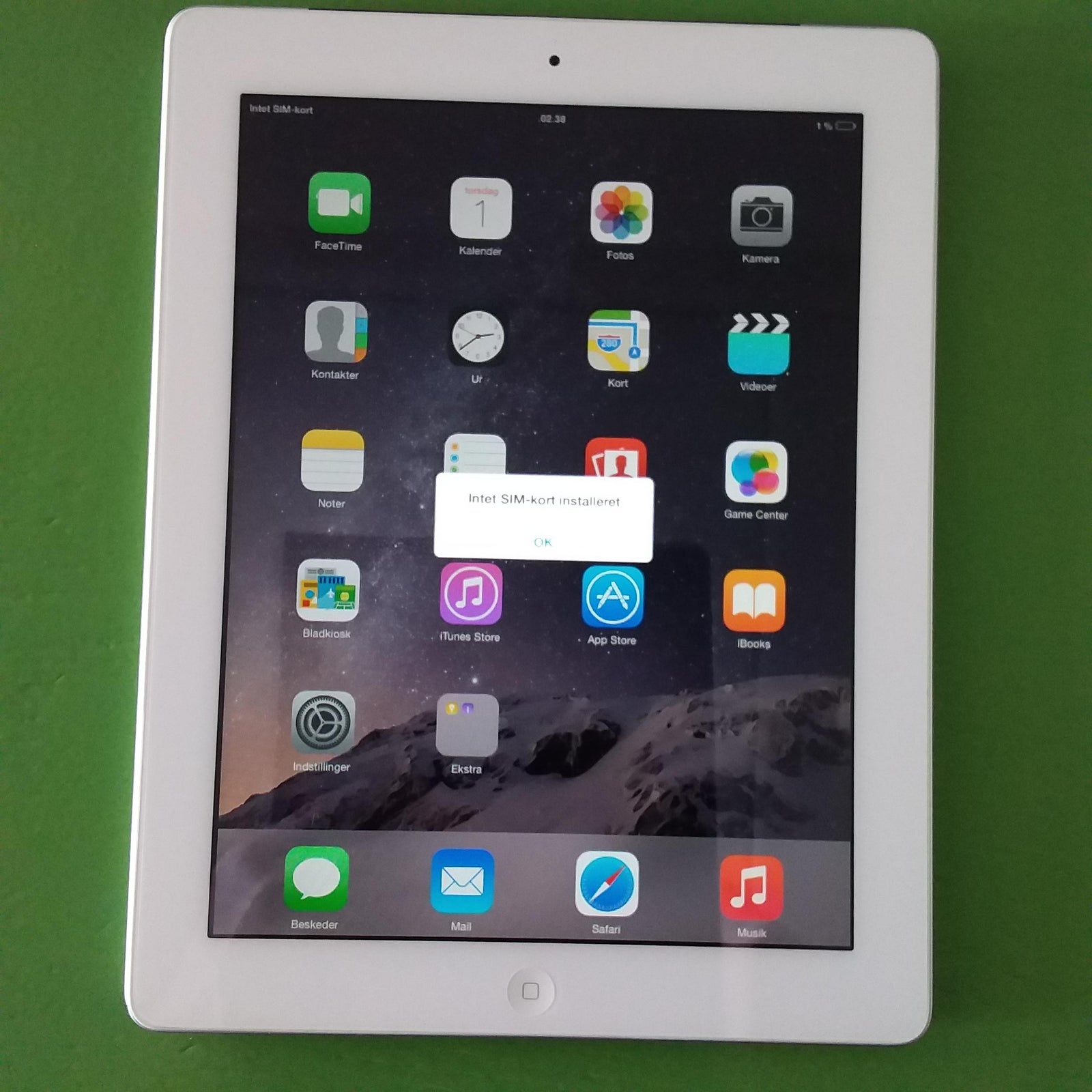 iPad, 16 GB, hvid