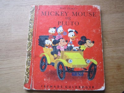 Mickey Mouse og Pluto, Walt Disney, En af "guldbøgerne" 
Fra slut 50´erne /start 60´erne 
Slidt i de