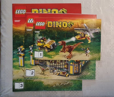 Lego Dino, 5887 Dino Defense HQ, Lego 5887 Dino: Dino Defense HQ.

Fra egen samling.

Fra år 2012.

