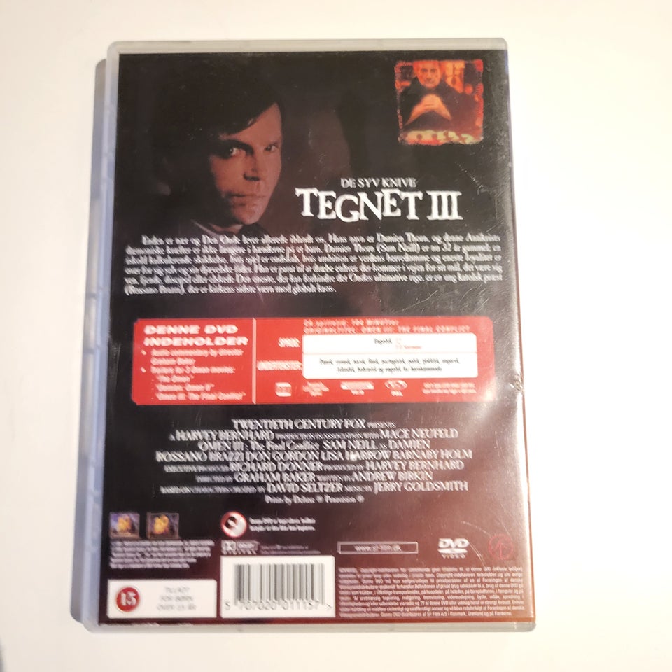 Tegnet 3 - de syv knive, DVD, thriller