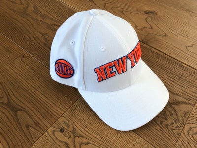 Kasket, New Era New York Knicks, str. One size fits all,  Hvid,  Bomuld,  Ubrugt, Helt ny ubrugt New