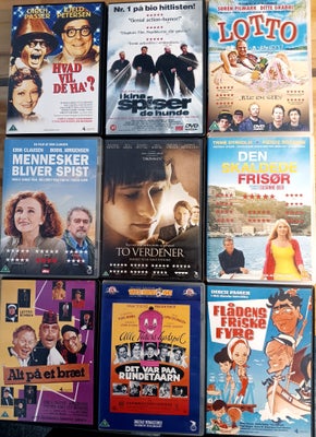 Danske film 15,- kr., DVD, andet, Danske Film 15,- kr. stk (8 stk. for 100,- kr.)
Hvad vil de ha ?
I