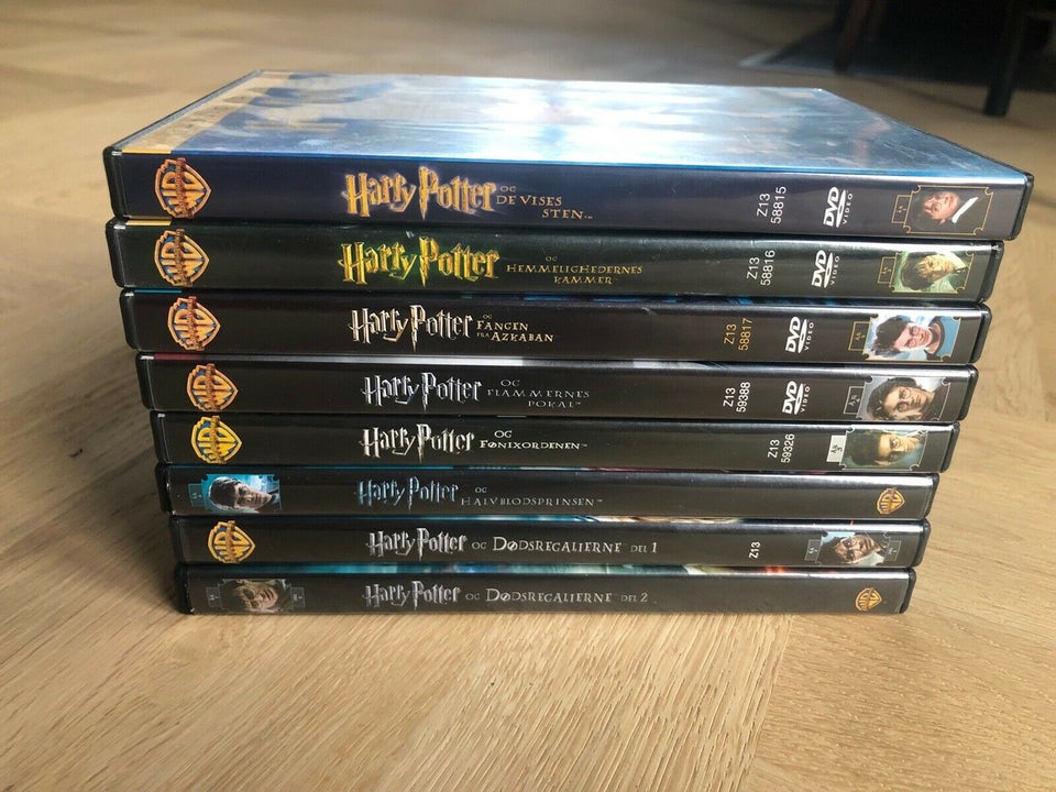 Harry Potter filmene, instruktør J. K. Rowling, DVD