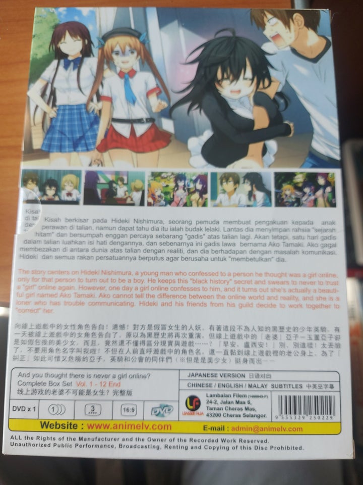 and you thought there is never a girl online, DVD, animation