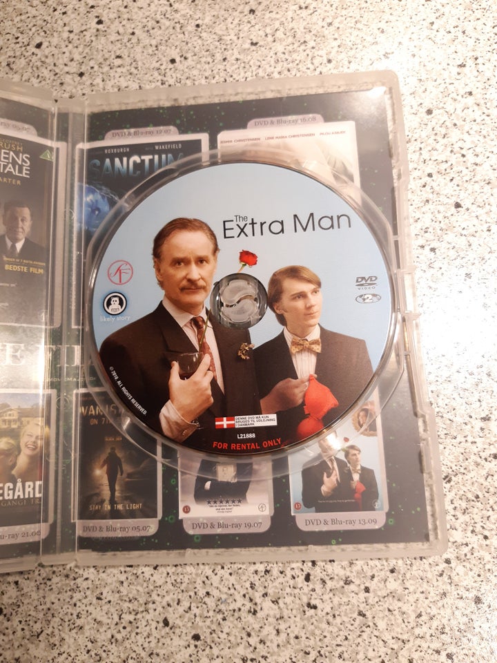 The Extra Man, DVD, drama