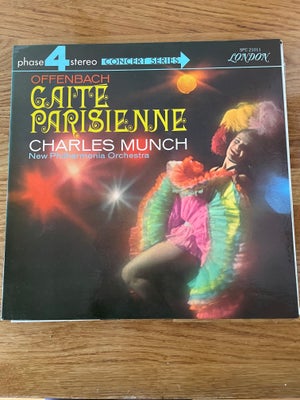 LP, Charles Munch, New Philharmonia Orchestra, Gaite Parisienne ( 1. Press), Jazz, Virkelig velholdt