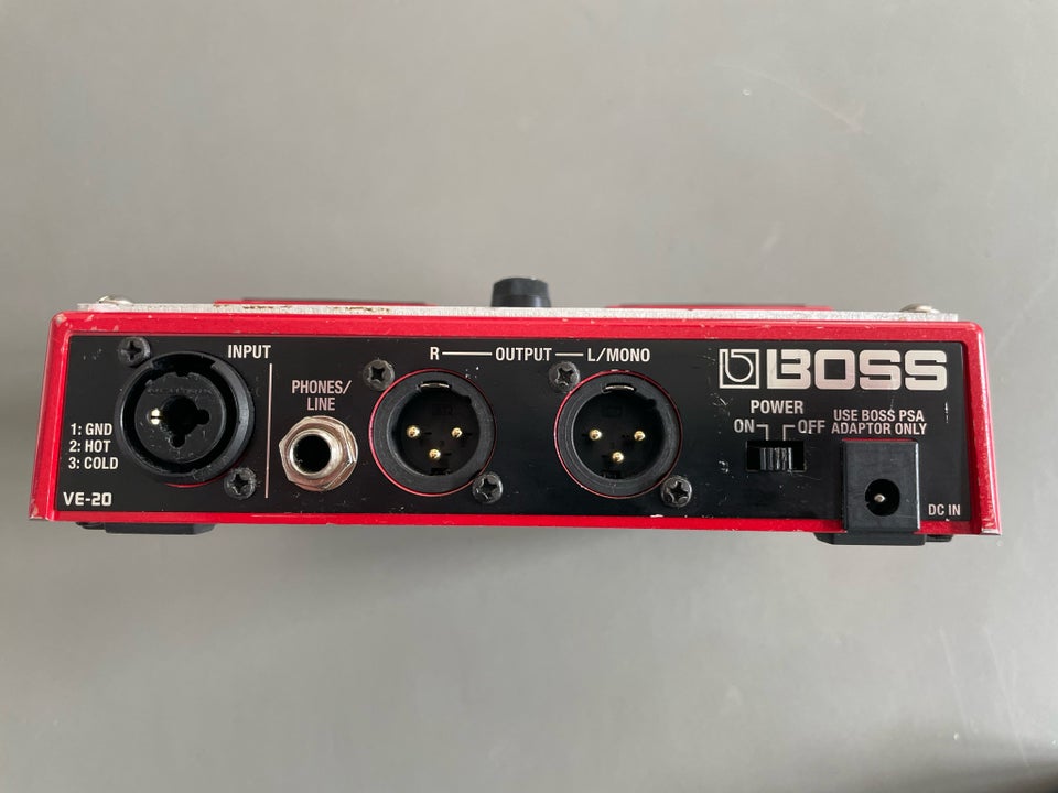 Vokal pedal , Boss VE-20 VE-20 Vocal processor (Vocal