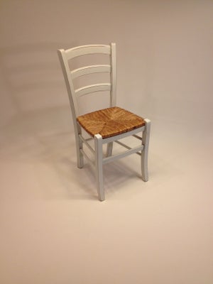 Spisebordsstol, fletstol træstol med træstol og papirsnor, flet stol af massiv træ og fletsæde, i pa