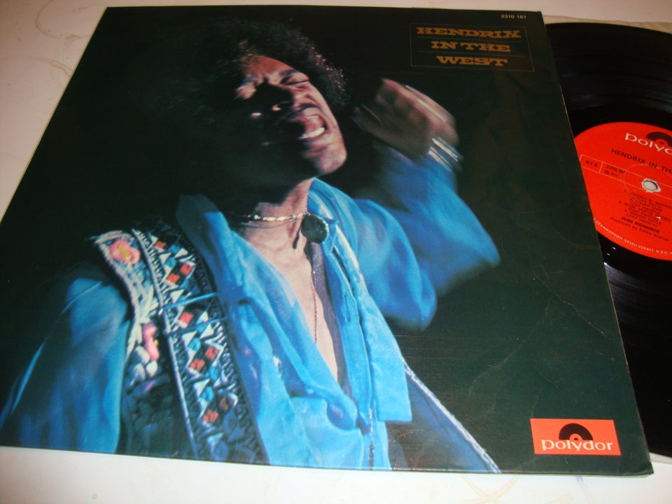 LP, JIMI HENDRIX., Hendrix in the west.