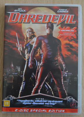 Daredevil, DVD, action, Daredevil
Se gerne mine andre annoncer med film.
Sammen fragter ved køb af f