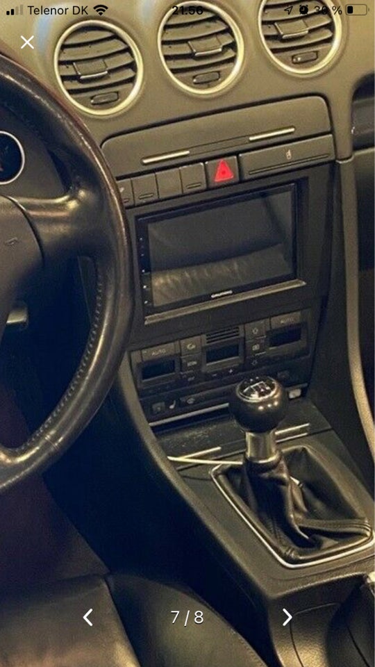 Audi A4, 1,8 T 163 Cabriolet Multitr., Benzin