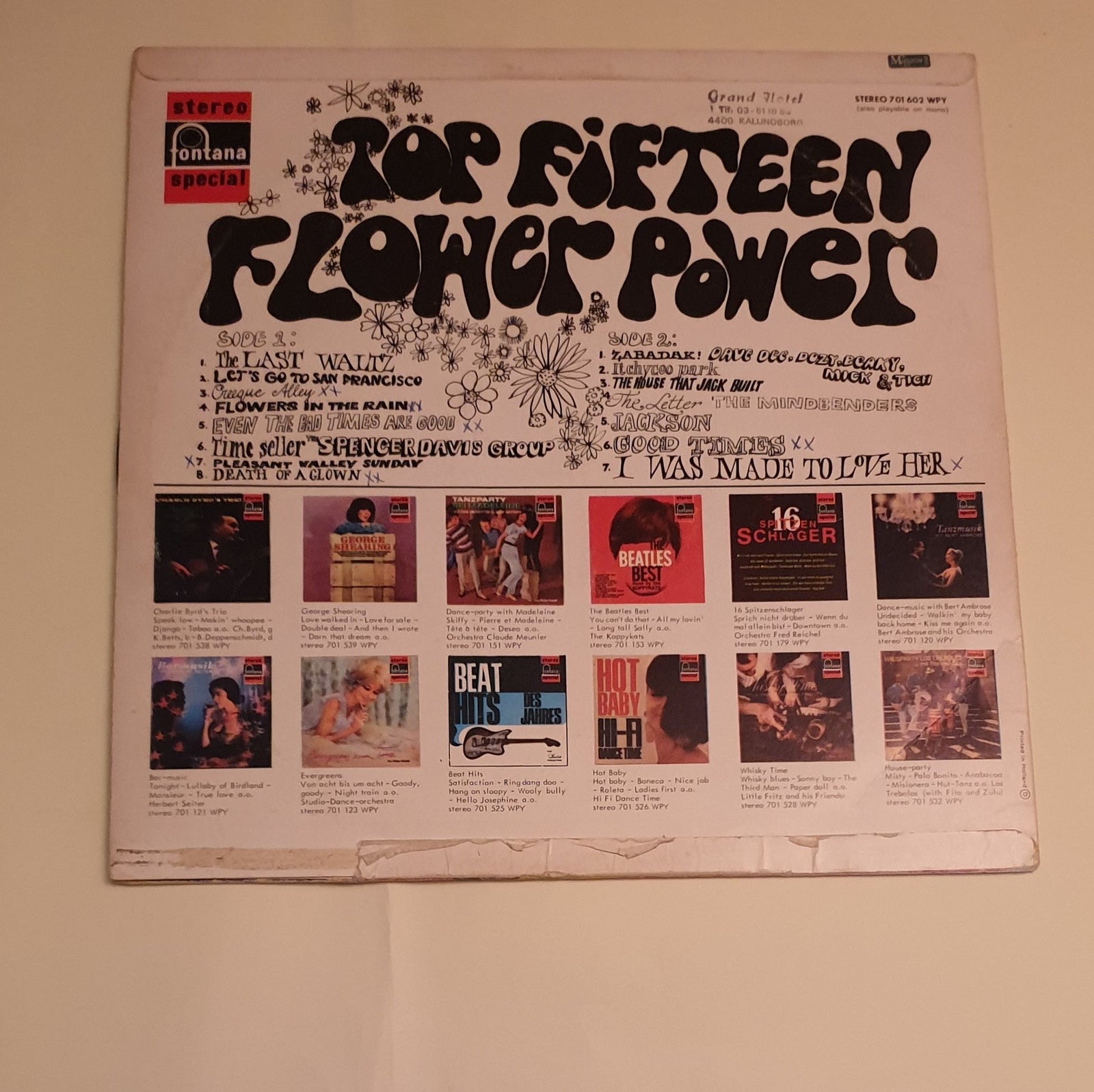 LP, Various, Top Fifteen Flower Power