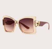 Solbriller dame, Nye solbriller beige rosa brun guld