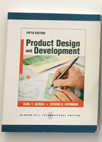 Product design and development, Karl T. Ulrich, Steven D.