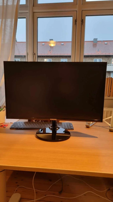 Samsung, fladskærm, S24F350FHU, 24 tommer, Perfekt, God skærm i perfekt stand. 24" med 1920x1080 opl