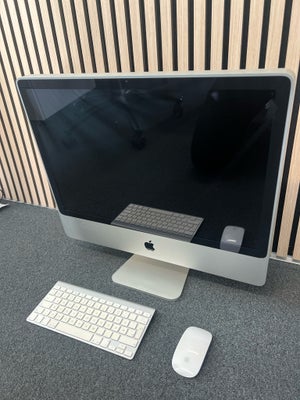 iMac, Imac 24”, primo 2008, 3,06 GHz, 4 GB ram, God, Velfungerende imac med tastatur og mus