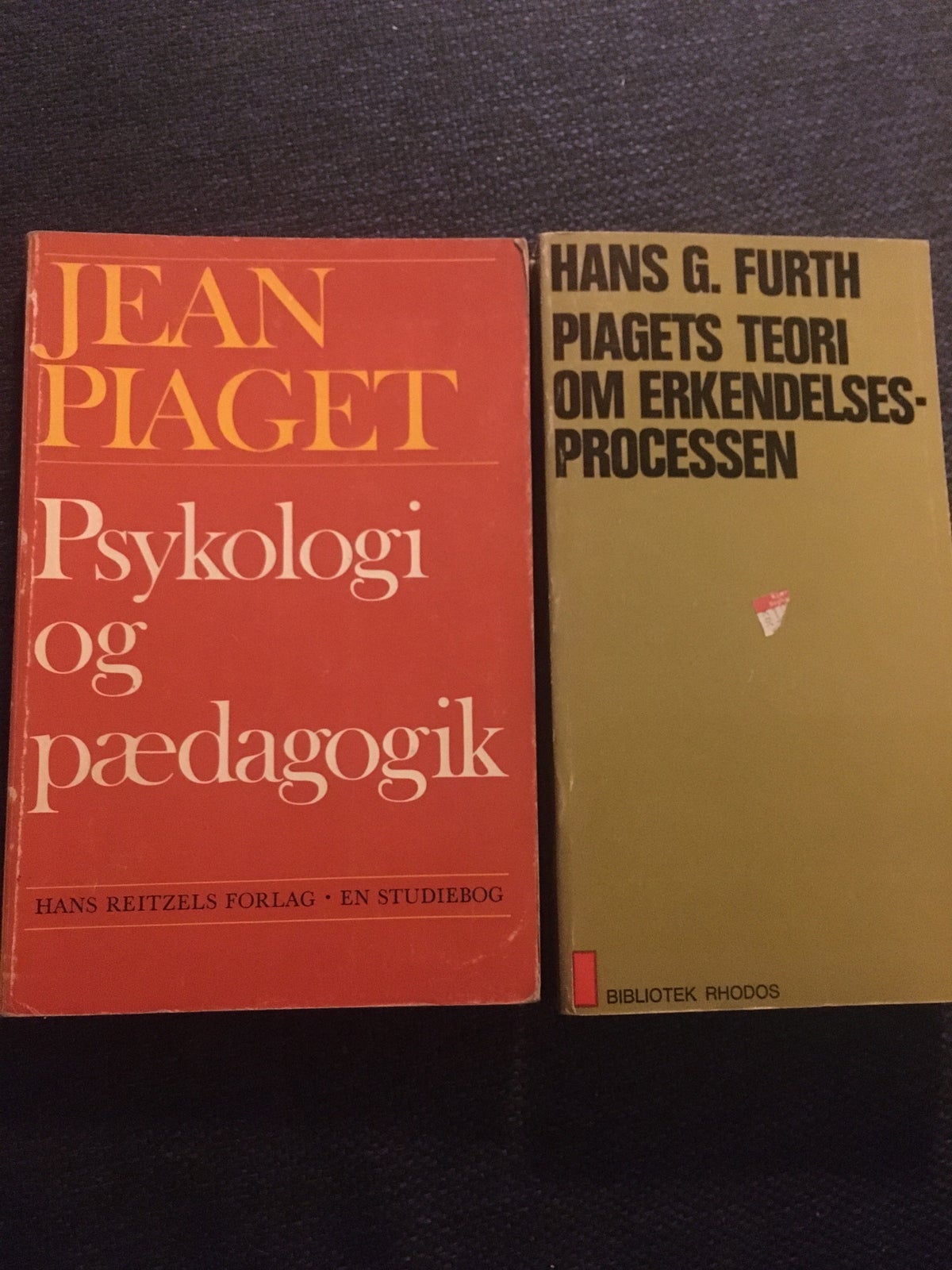 B ger om af Piaget Piaget Furth emne psykologi dba.dk K b